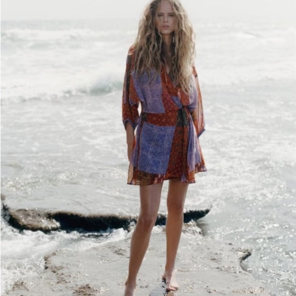 Zara Patchwork dress